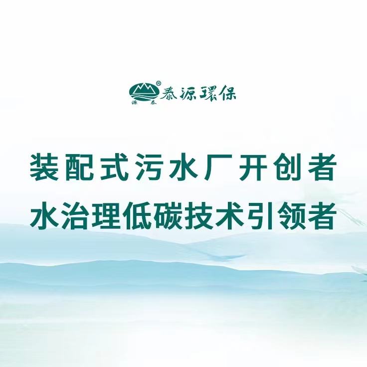 泰源环保TIMPI智能模块化装配式集成污水处理系统